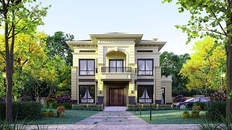 承德中式合院住宅，开放庭院与邻里乡亲更亲近